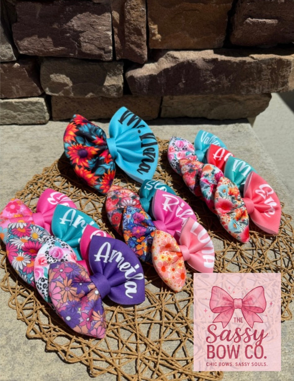 PRE ORDER Custom Name Bows