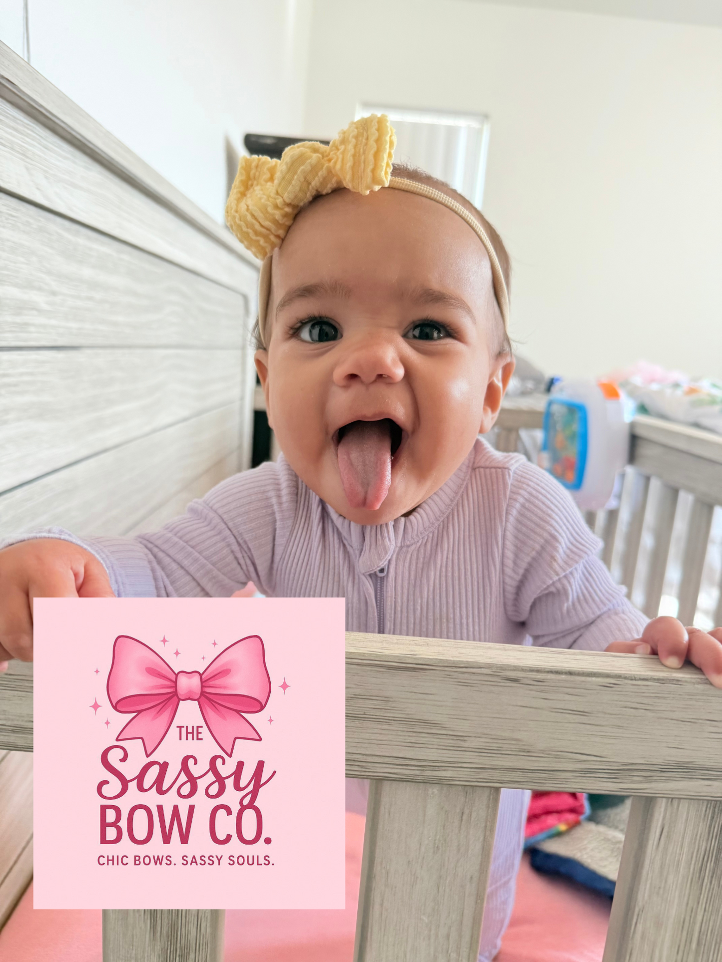 Baby chunky knot bow