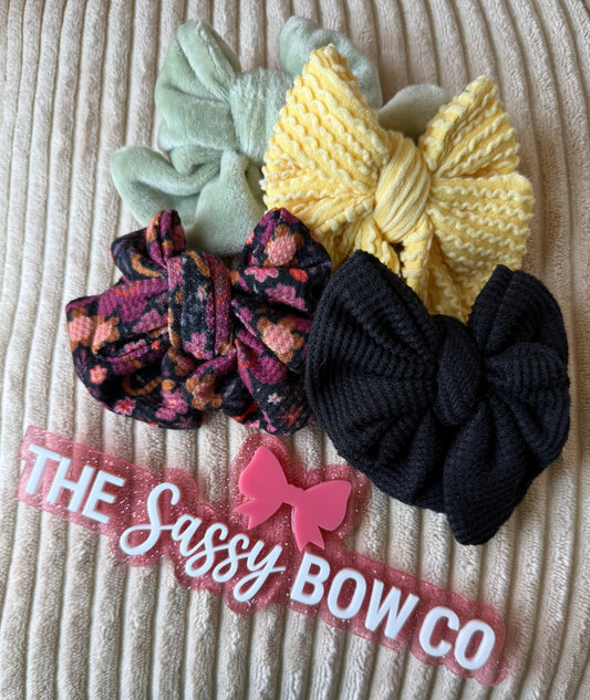 4in mini Cassie bows