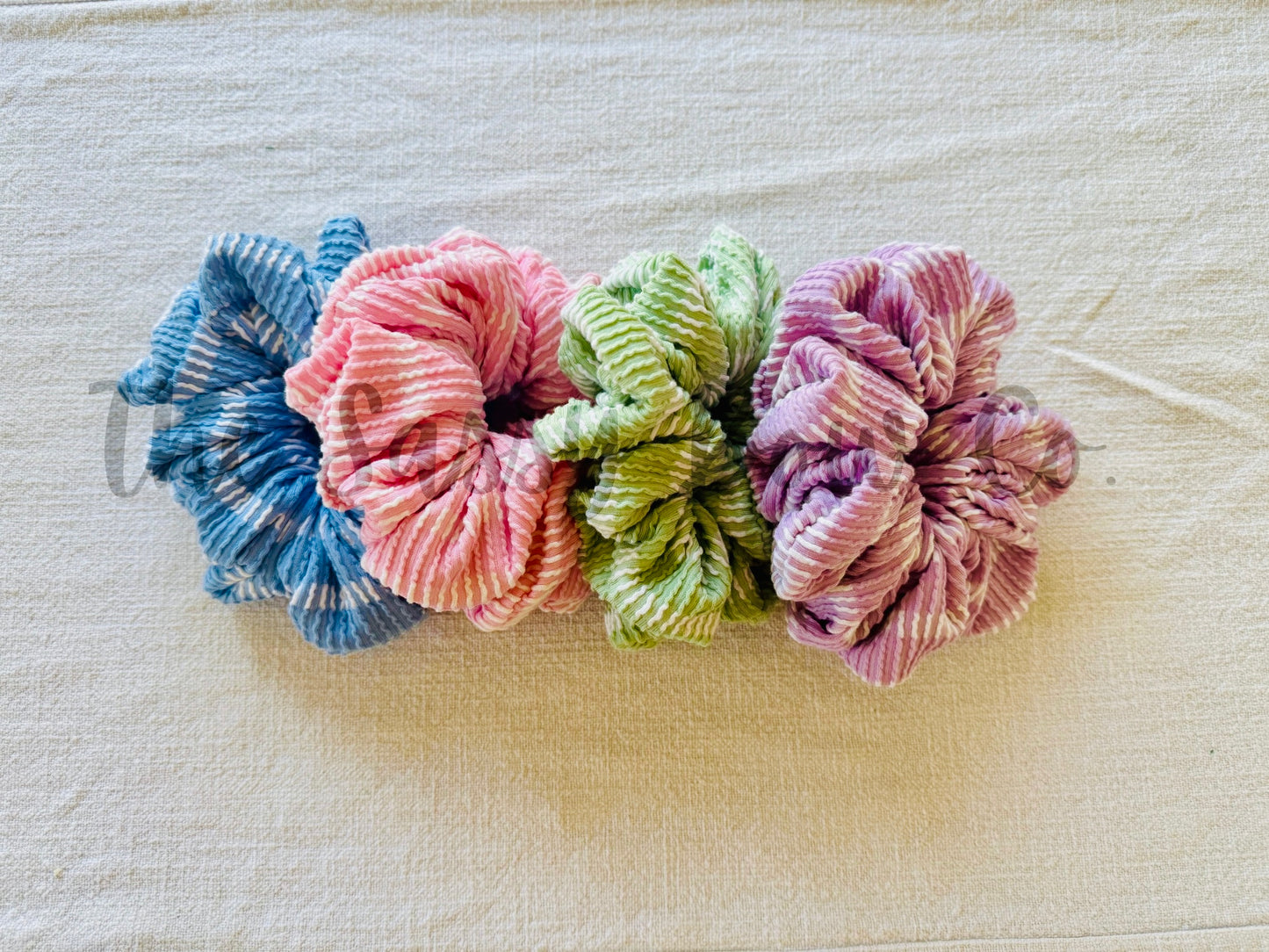 XL Striped Scrunchie