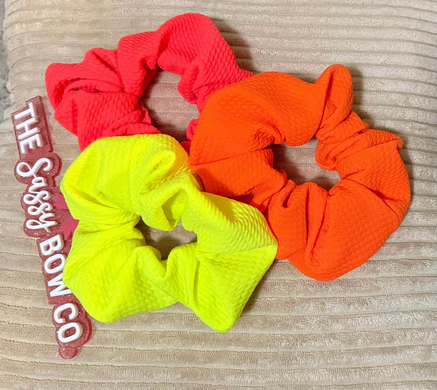 Neon Scrunchies