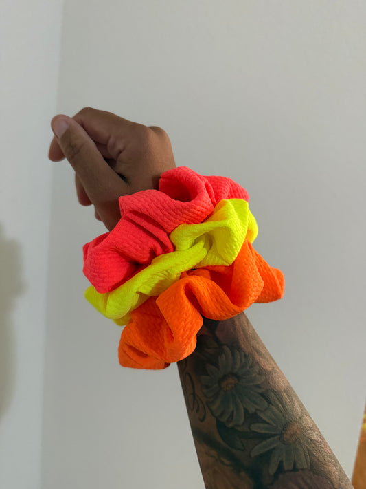 Neon Scrunchies