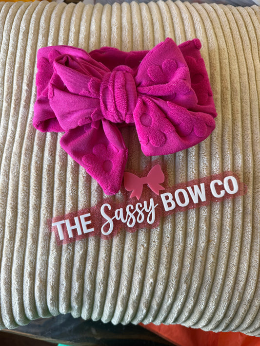 Pink Flower Cassie Wrap