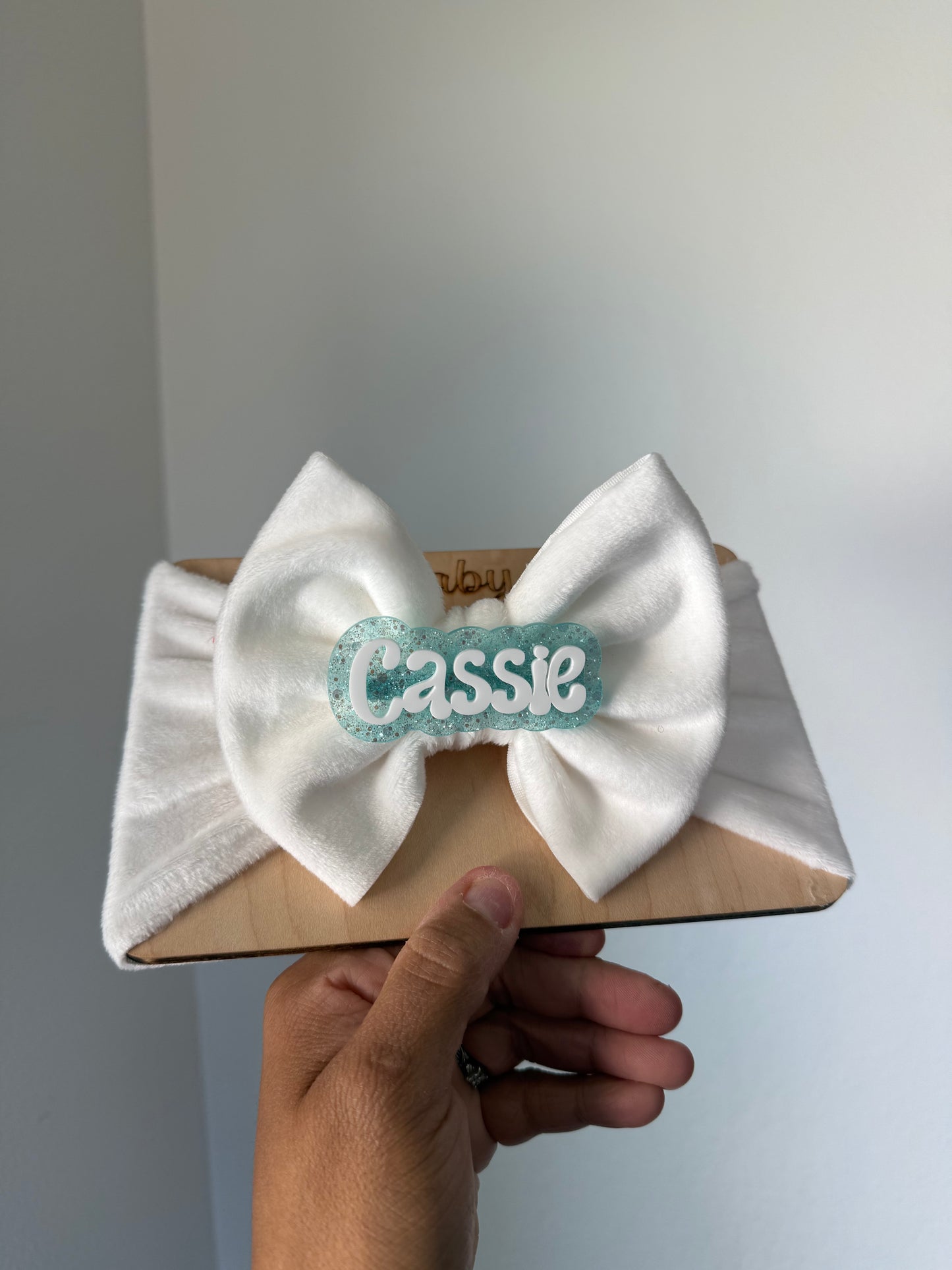 PREORDER Name Clip w/ Bow