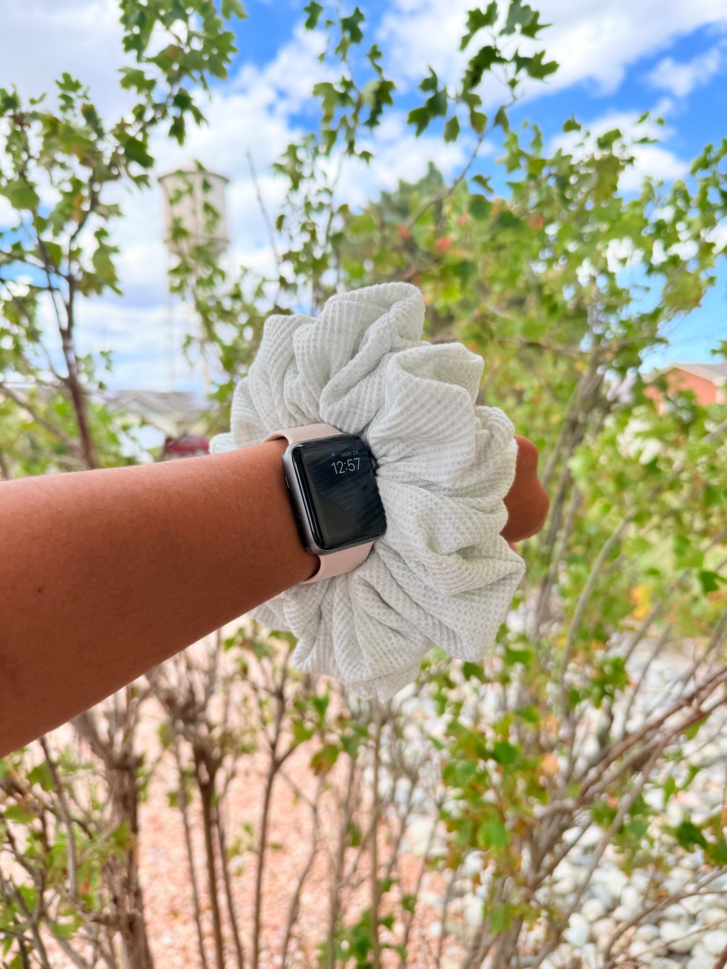 Gray XL Scrunchie