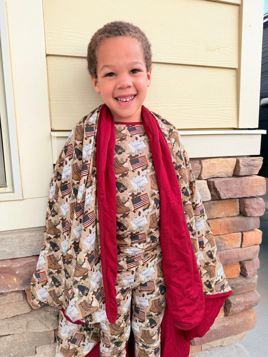 Brave Like You Quilted Blanket