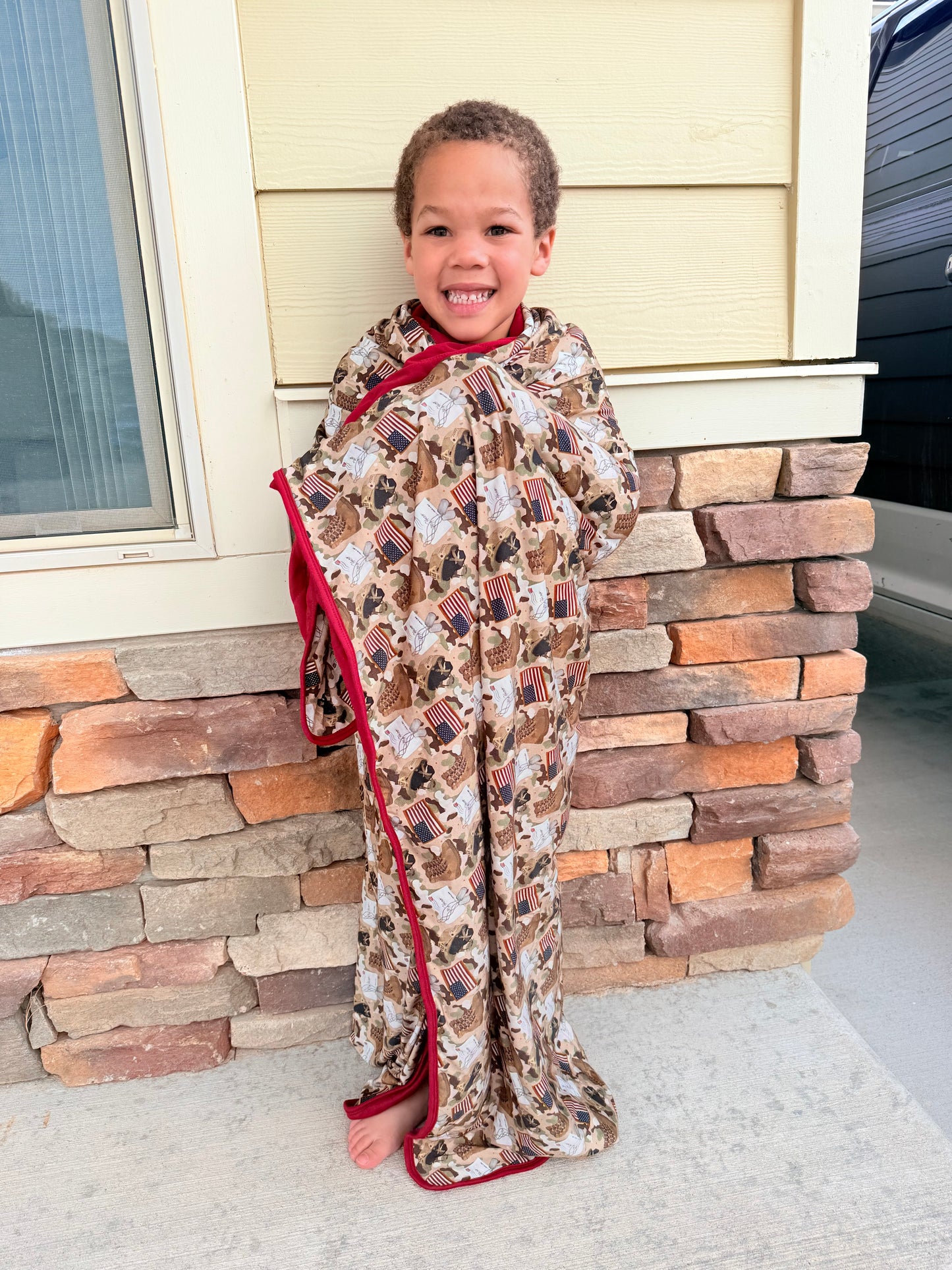 Brave Like You Quilted Blanket