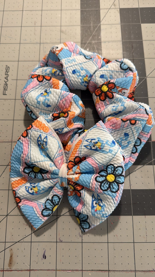 Bluey + Bingo scrunchie