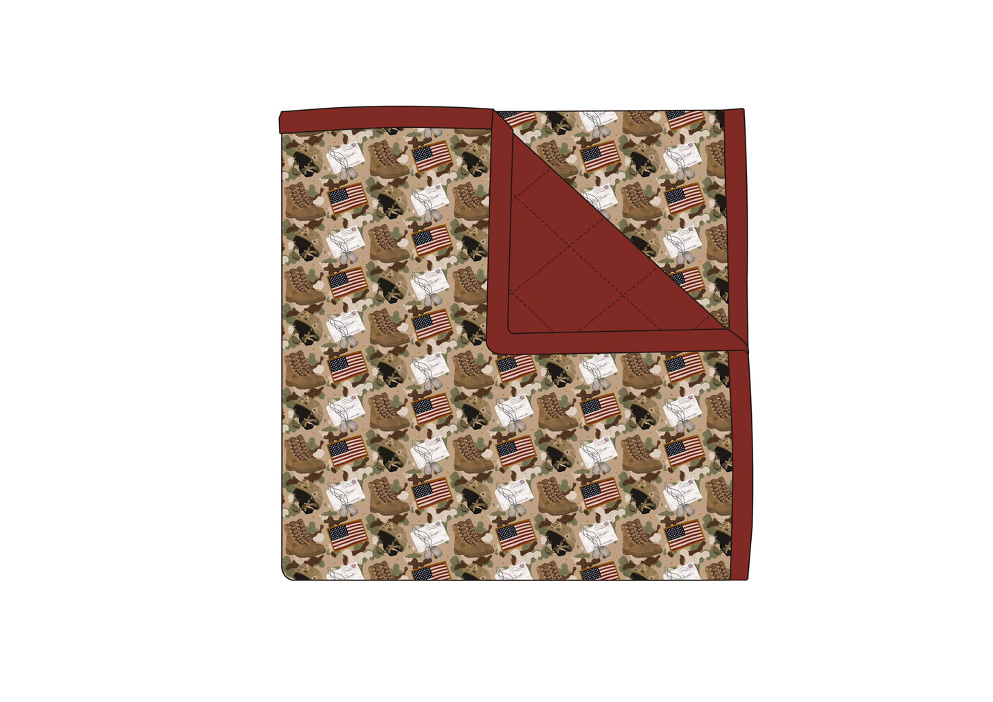Brave Like You Quilted Blanket