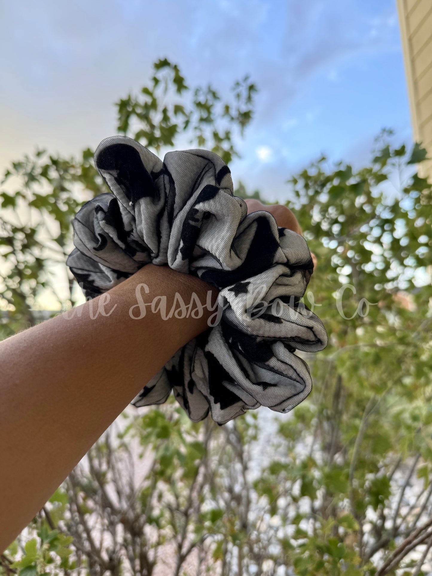 Bats & Blood Splatter Scrunchies