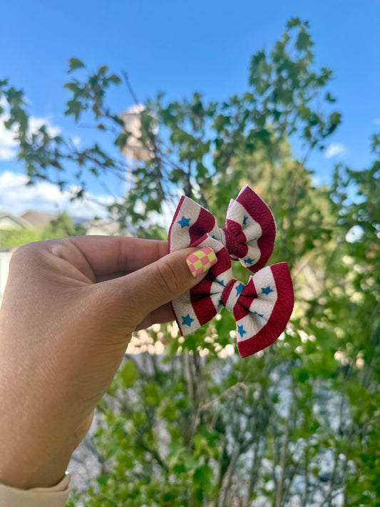 Micro Mini Red Stars Piggies