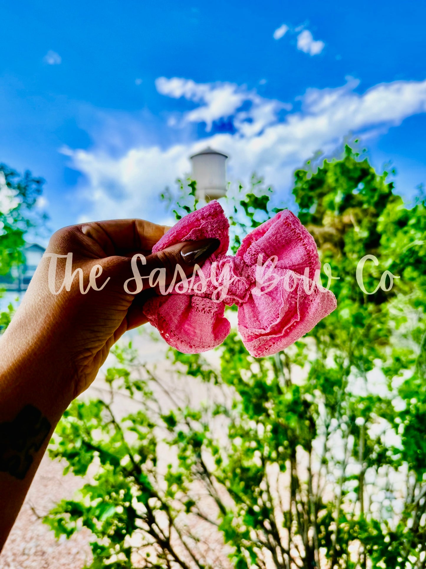 Pink Cassie Bow