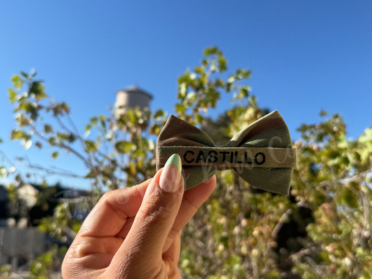 Small Military Name Bows